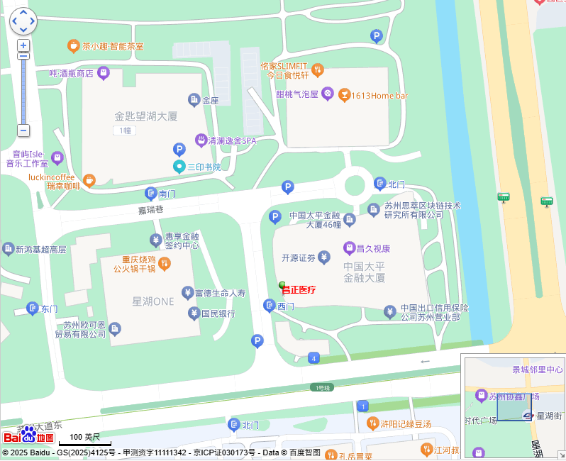 昌正医疗苏州总部位置